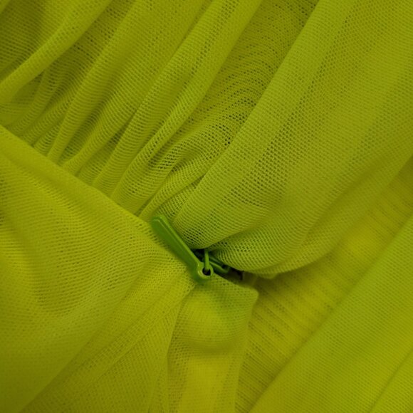 Babaton Neon Green Off-Shoulder Mini Dress - Picture 4 of 10